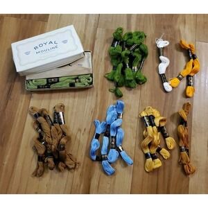 Coats & Clark Royal Mouline Cotton Embroidery Floss Thread Lot of 40+